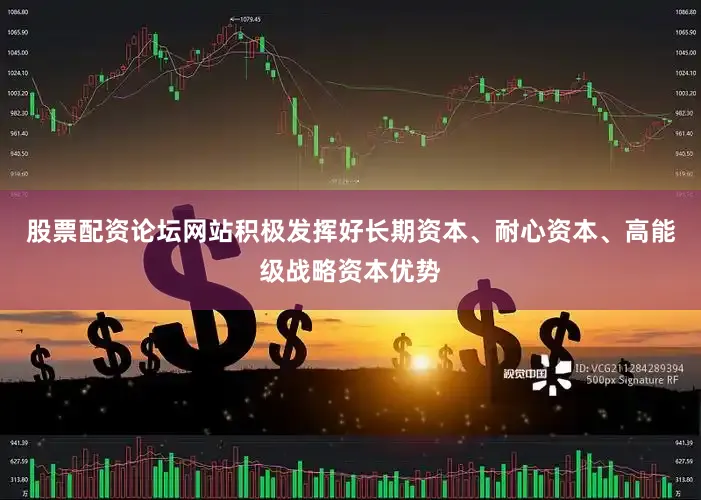 股票配资论坛网站积极发挥好长期资本、耐心资本、高能级战略资本优势