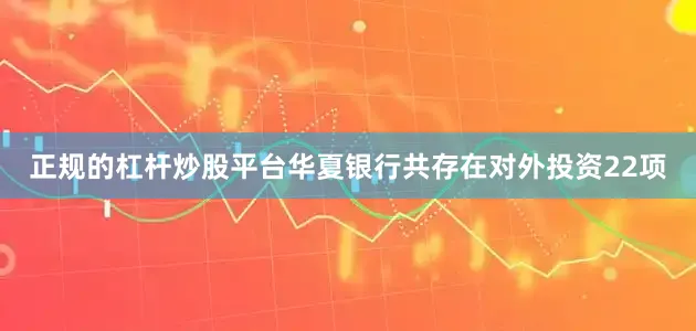 正规的杠杆炒股平台华夏银行共存在对外投资22项