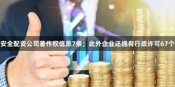 安全配资公司著作权信息7条；此外企业还拥有行政许可67个